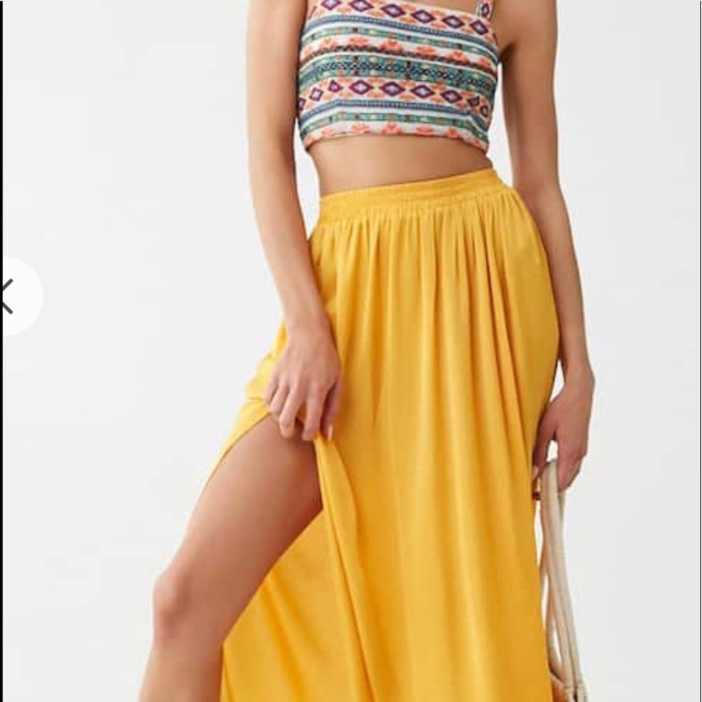 Satin Maxi Skirt